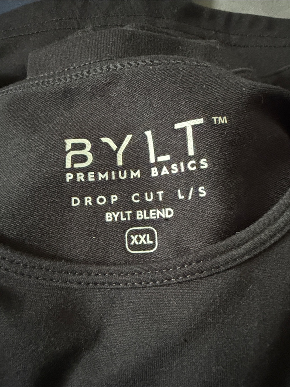 BYLT Premium Basics Long Sleeve Crew Neck Shirts - Picture 4 of 4
